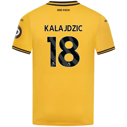 Wolves Kits Shop | Official 18 KALAJDZIC Wolverhampton Wanderers Apparel