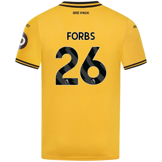 Wolves Kits Shop | Official 26 FORBS Wolverhampton Wanderers Apparel