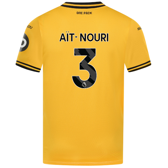 Wolves Kits Shop | Official 3 AIT-NOURI Wolverhampton Wanderers Apparel